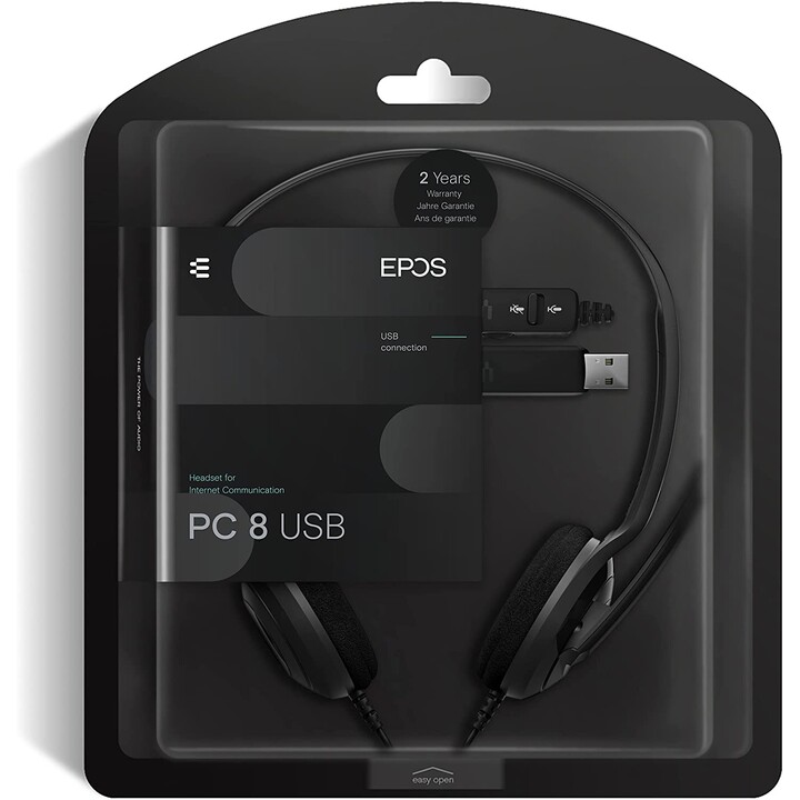 EPOS POR SENNHEISER HEADPHONES PC8 USB