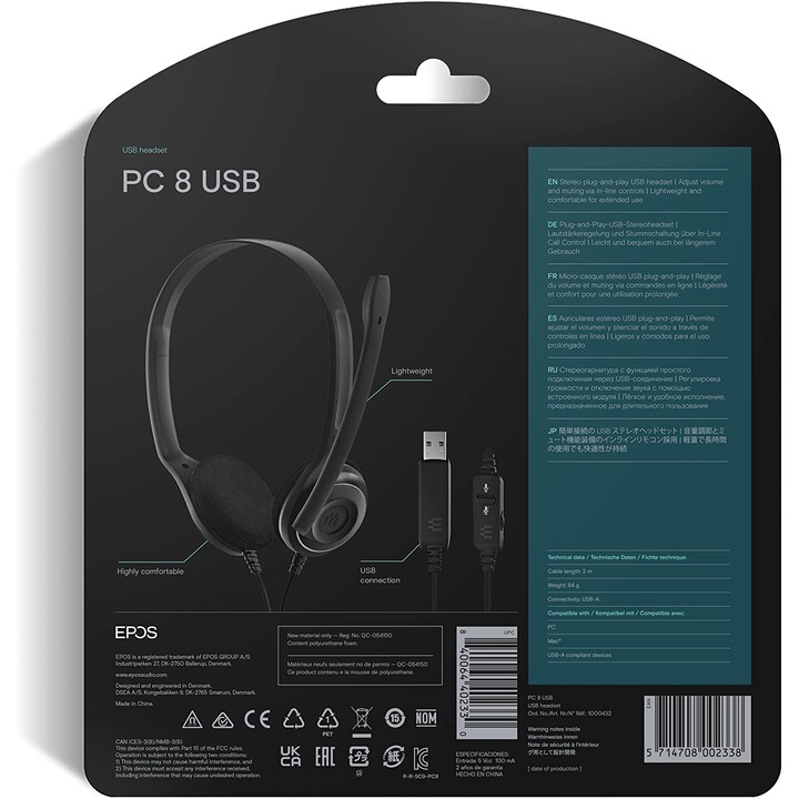 Epos By Sennheiser SUchawka Pc8 Usb