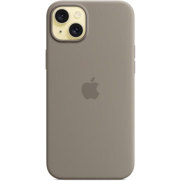 iPhone 15 plus apple silicone clay magsafe case