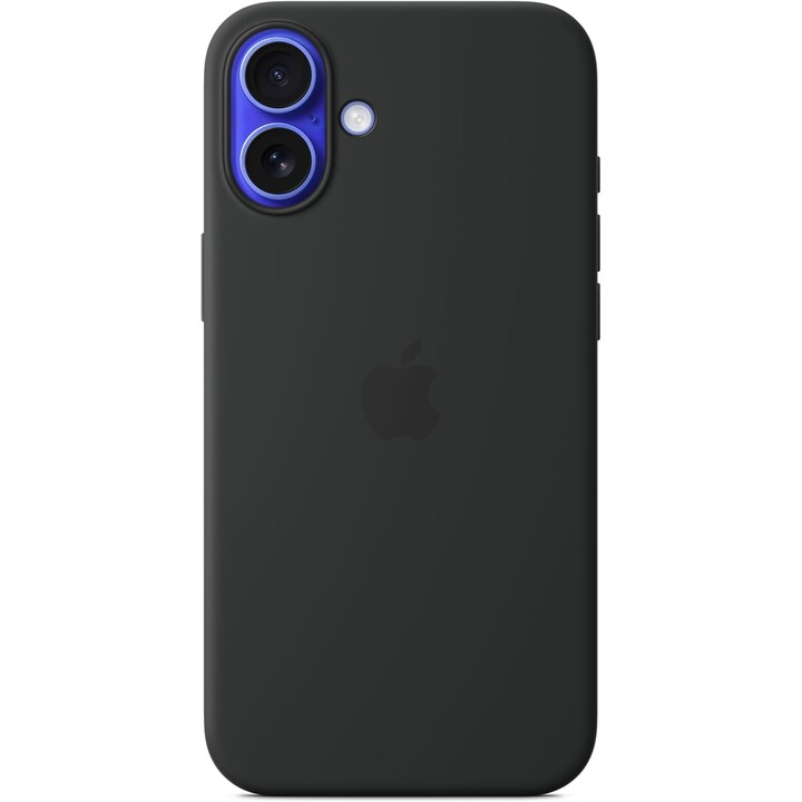 APPLE iPhone 16 Plus Custodia in silicone con MagSafe nera