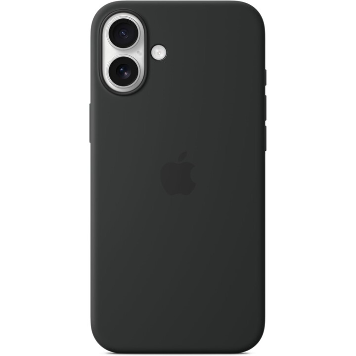 APPLE iPhone 16 Plus Funda de silicona con MagSafe negra