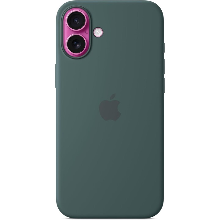 Coque en silicone Apple iPhone 16 Plus avec MagSafe – Vert d’eau
