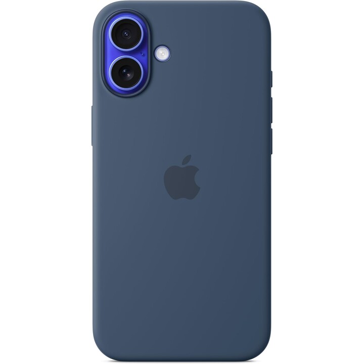 Funda de silicona Apple iPhone 16 Plus con MagSafe - Mezclilla
