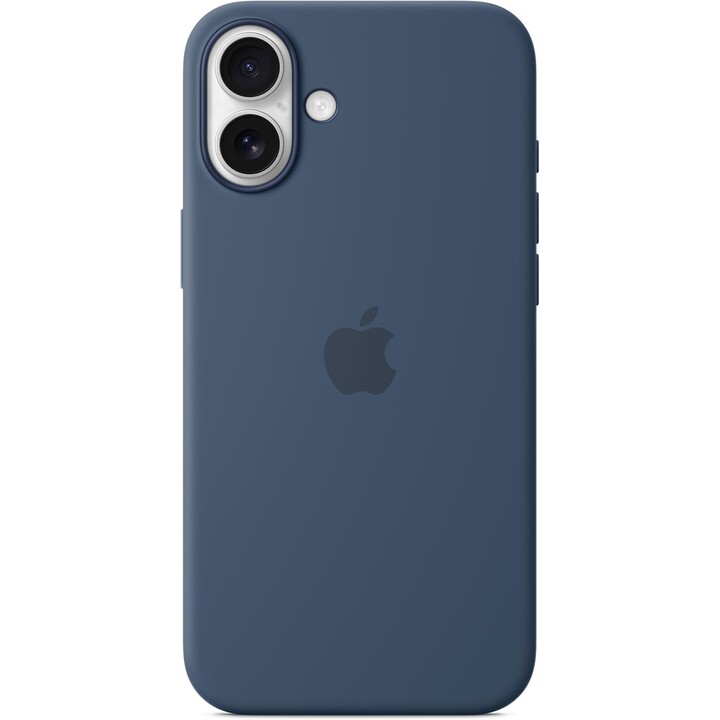 Funda de silicona Apple iPhone 16 Plus con MagSafe - Mezclilla