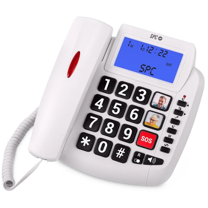 Teléfono SPC Comfort Volume 2/ Blanco