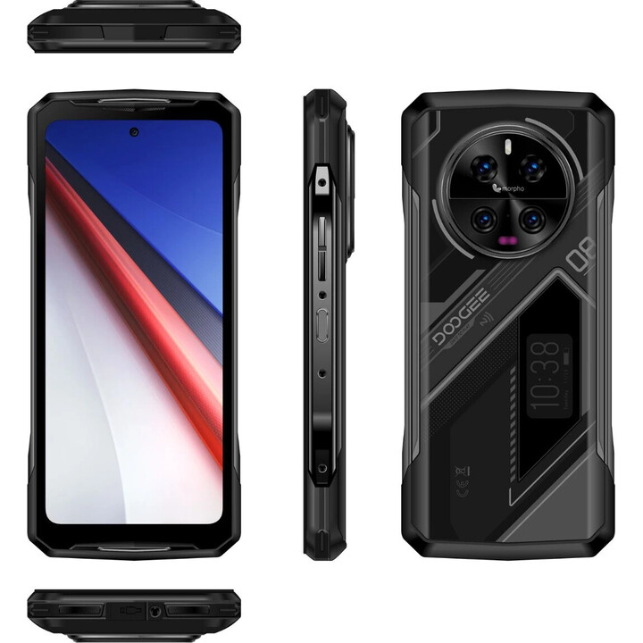 Doogee V40 Pro 5G, telefone robusto, tela de 6,78 polegadas, 16GB de RAM, 512 GB de armazenamento, prata