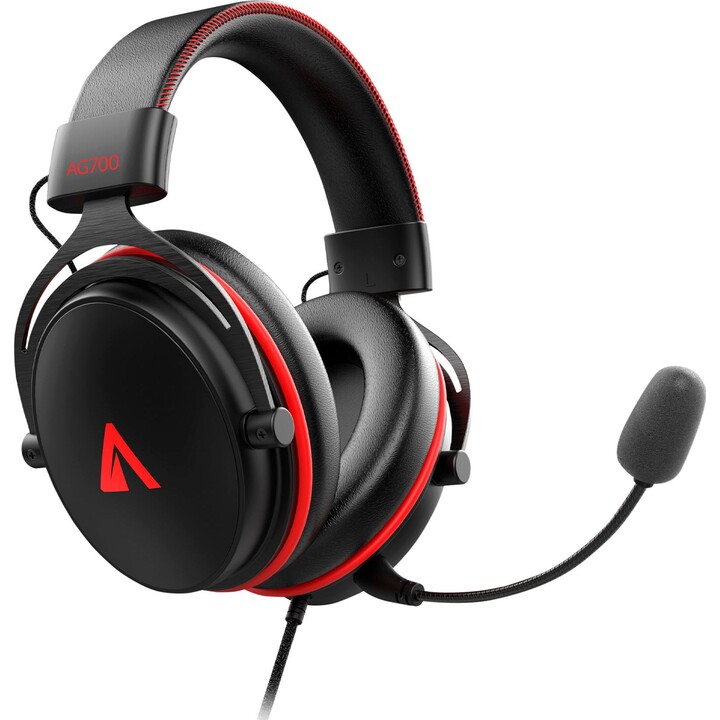 Casque abysm ag700 pro 7.1 noir son virtuel mando usb 1.2m jack 3.5mm
