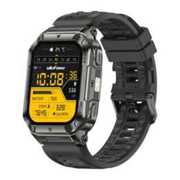 Ulefone Armor Watch Ultra Negro FC 24/7 SpO2 Batteria 8 giorni