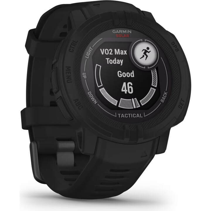 Garmin Instinct 2 Solar Tactical Negro GPS con Correa 45mm - Reloj inteligente