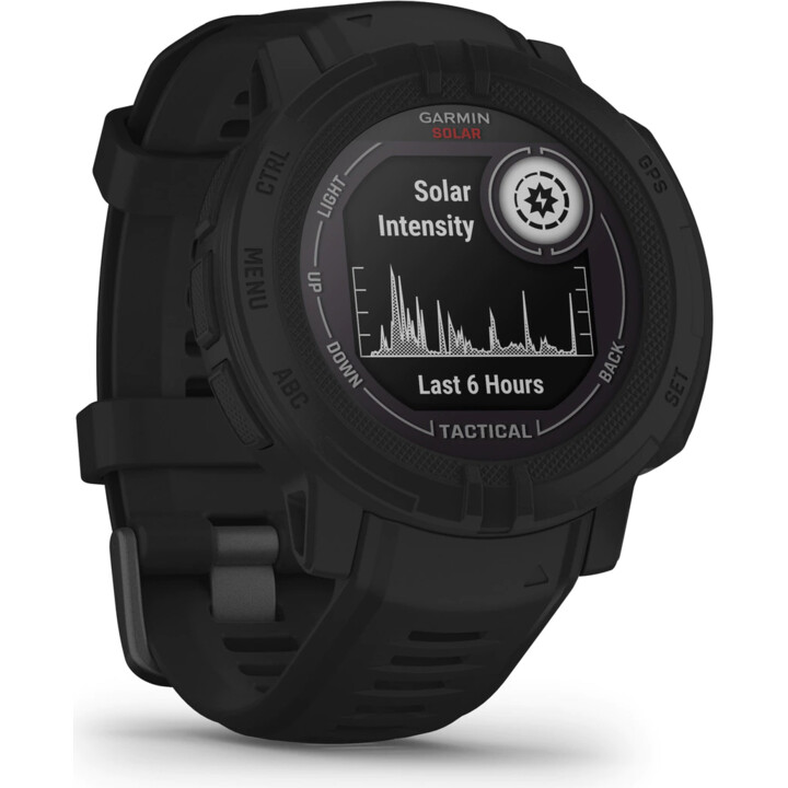 Garmin Instinct 2 GPS nero tattico solare con cinturino da 45 mm - Smartwatch