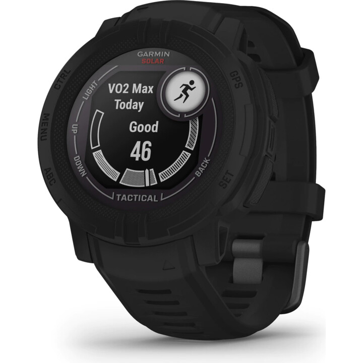 Garmin Instinct 2 GPS nero tattico solare con cinturino da 45 mm - Smartwatch