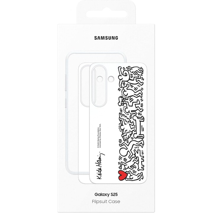 Étui Samsung Flipsuit pour Galaxy S25. Blanc