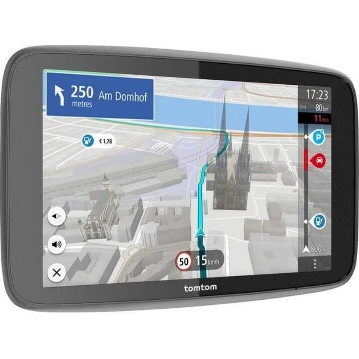 TomTom GO Navigator 1YE7.002.100 7" 1024x600 GPS Europa 32GB WiFi Bluetooth Sprachsteuerung schwarz