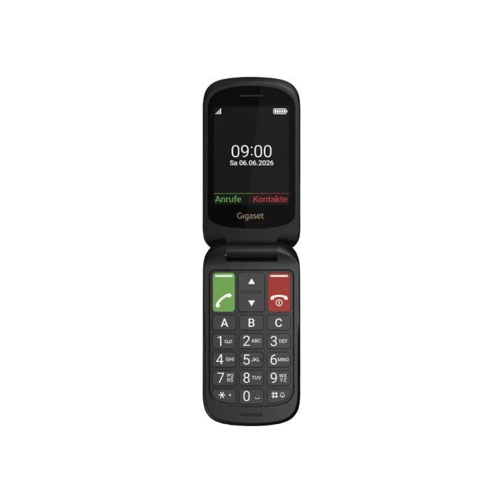 Gigaset GL40 7,11 cm (2,8") 88 GB Telefone preto para idosos