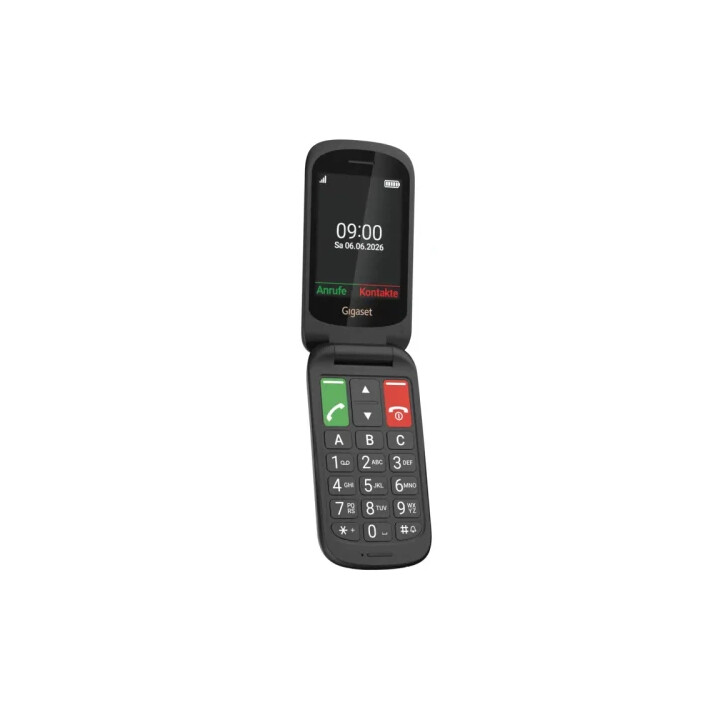 Gigaset GL40 7,11 cm (2,8") 88 GB Telefone preto para idosos
