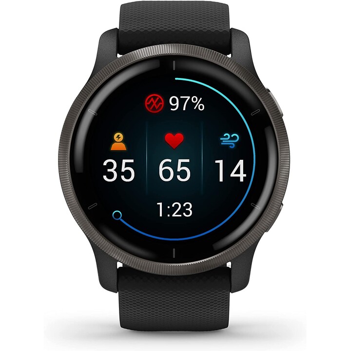 Garmin Venu 2 GPS Nero Ardesia