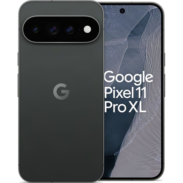 Google Pixel 11 Pro XL 5G, 16 GB + 512 GB, ecrã OLED LTPO de 6,8 polegadas, bateria de 5115 mAh, cor Obsidian