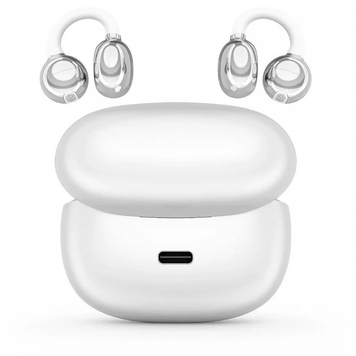 Fone de ouvido intra-auricular Bluetooth Chicpods TWS com bateria IPX4 de 23 horas, branco.