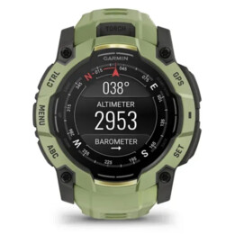 Garmin Instinct 3 50 mm AMOLED Smartwatch in Farngrün