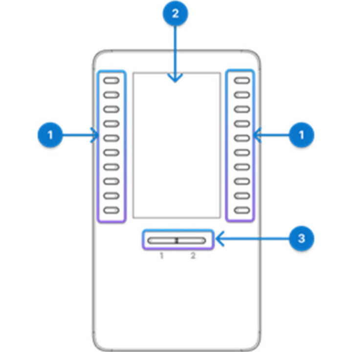Cisco Desk Telefono 9800 Modulo di espansione chiave