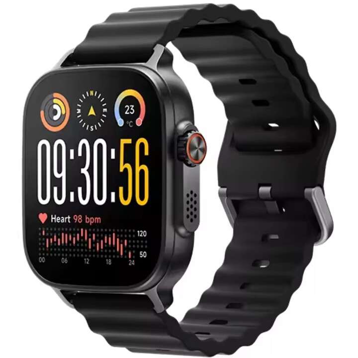 Realme Watch 5, 1,97 600 NIT AMOLED, GPS GNSS, 460MAH, Batteria da 14 giorni, 300+ supporti di temi, nero