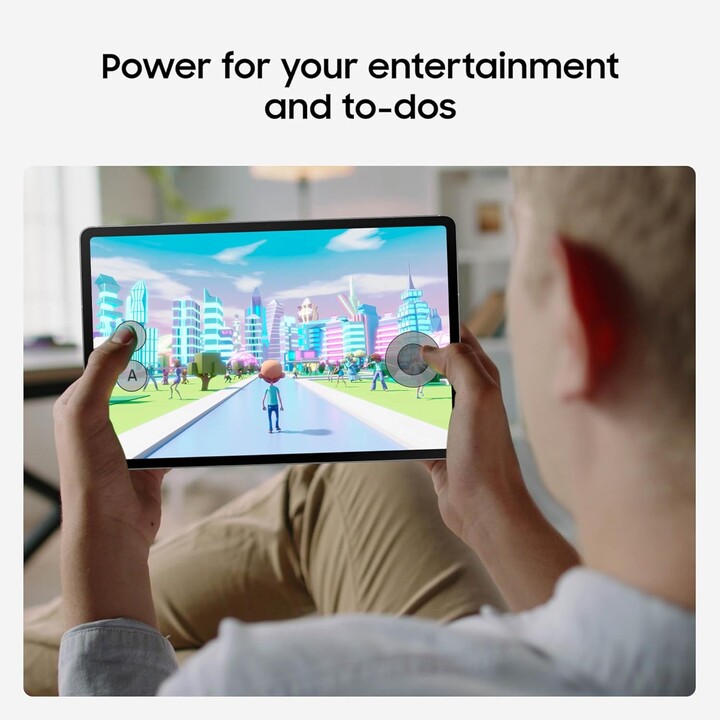 Samsung Galaxy Tab S10 FE+ Tablet Android, 5G, 8+128GB, display 13.1, S penna inclusa, batteria duratura, argento