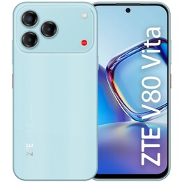 ZTE Blade V80 Vita Smartphone, 4GB/256GB, 6.75-inch, Blue