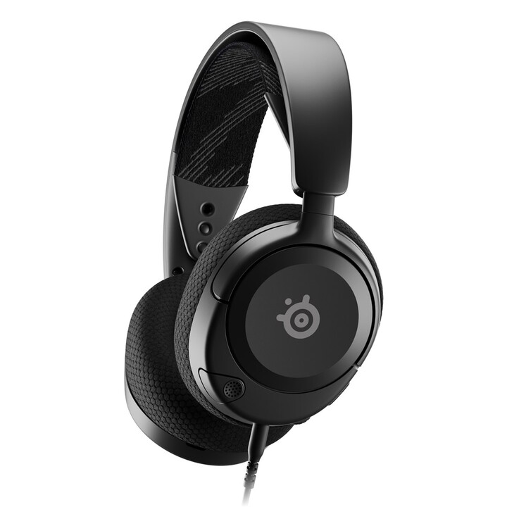 Steelseries Arctis Nova 1 Auscultadores para jogos com fio, arnês, recondicionados, pretos