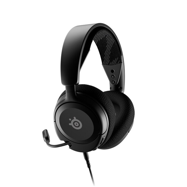 Steelseries Arctis Nova 1 Auscultadores para jogos com fio, arnês, recondicionados, pretos