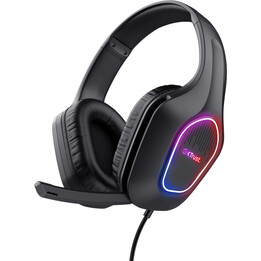 Fones de ouvido para jogos com microfone Trust Gaming GXT 416 Zirox/ Jack 3.5/USB preto