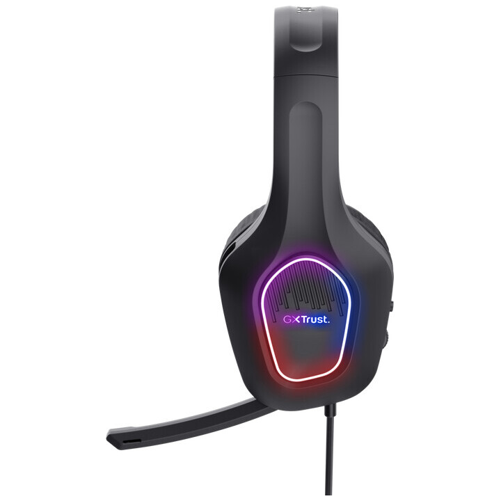 Cuffie da gioco con microfono Trust Gaming GXT 416 Zirox/ Jack 3.5/USB Nero