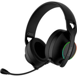 CoolBox WB01 COO-AUM-WB01-B auscultadores sem fios pretos com microfone