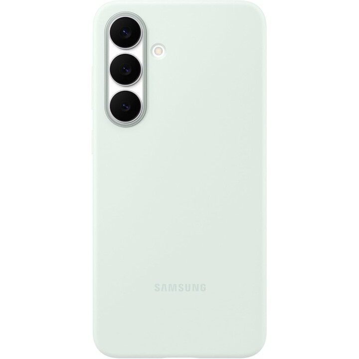 Samsung Custodia morbida in silicone colorato per Galaxy S25 FE, menta