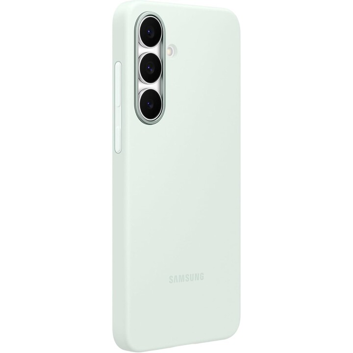 Coque en silicone souple colorée Samsung pour Galaxy S25 FE, menthe