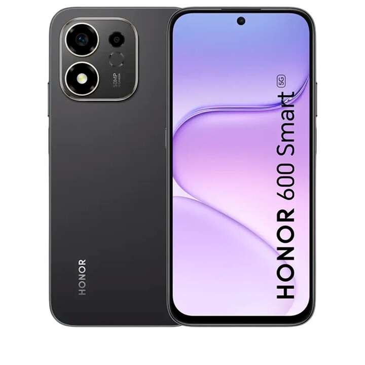 HONOR 600 SMART 6,87" HD+ 4 GB/256 GB 5 MP/50 MP (5G) PRETO AVELUDADO