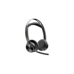 Auscultadores HP Poly Voyager Focus 2 USB-C-C + Adaptador USB-C/A + Base de carregamento