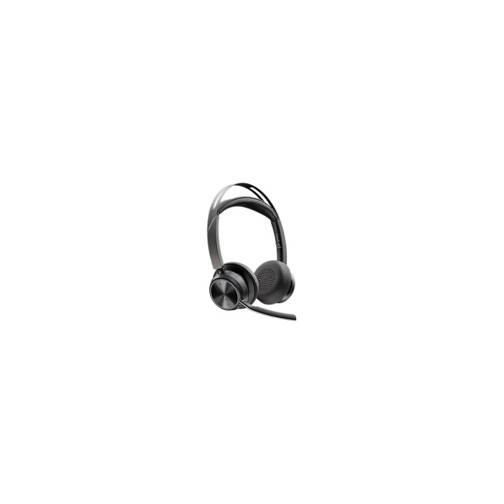 Cuffie HP Poly Voyager Focus 2 USB-C-C + adattatore USB-C/A + base di ricarica