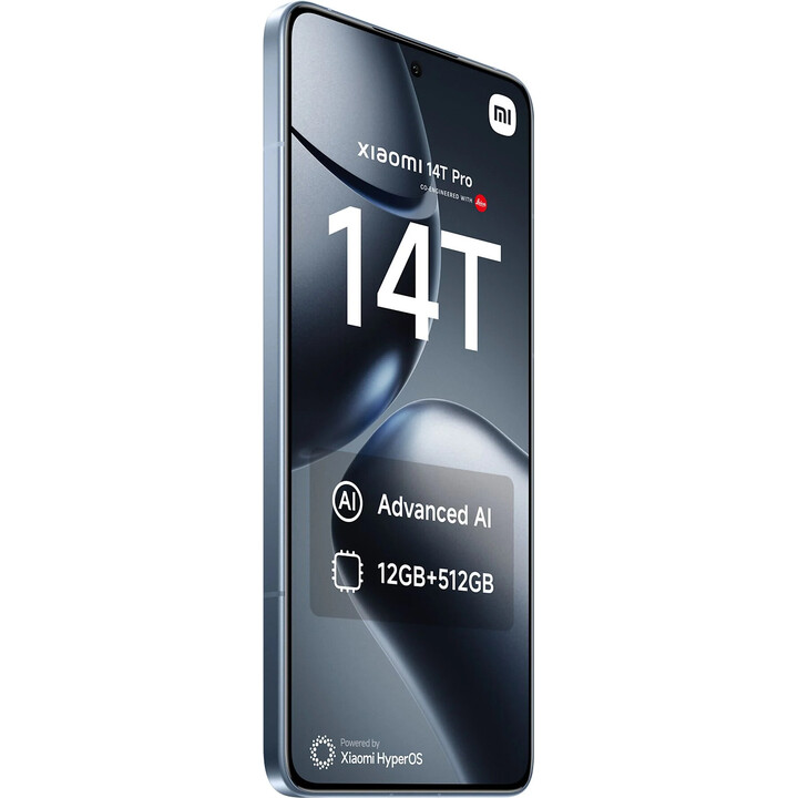 Xiaomi 14T Pro 5G, 12GB 512GB, Smartphone con pantalla AI 6.67, Dual Sim, Azul