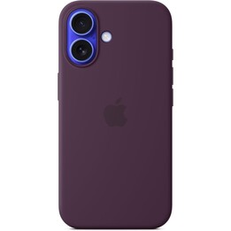 Apple Silicone Case with MagSafe Plum, for iPhone 16, MYY43ZM/A