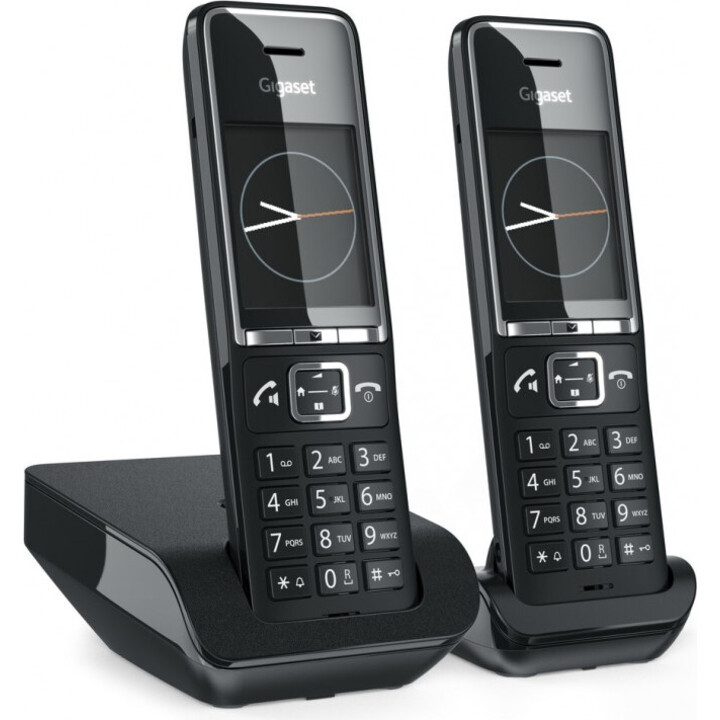 Gigaset Wireless Phone Comfort 550 Duo Black Chrome (L36852-H3001-D204)