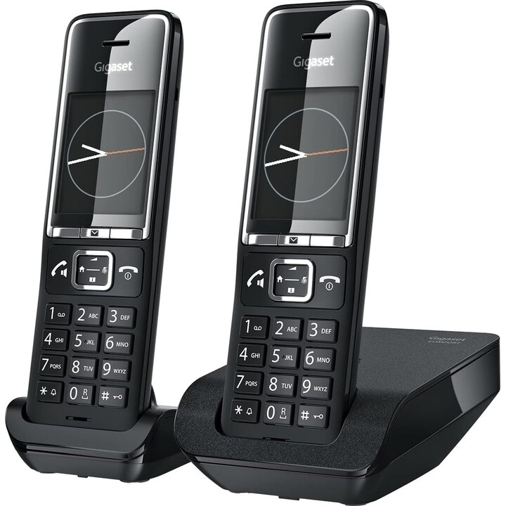 Telefono Wireless Gigaset Comfort 550 Duo Nero Cromato (L36852-H3001-D204)