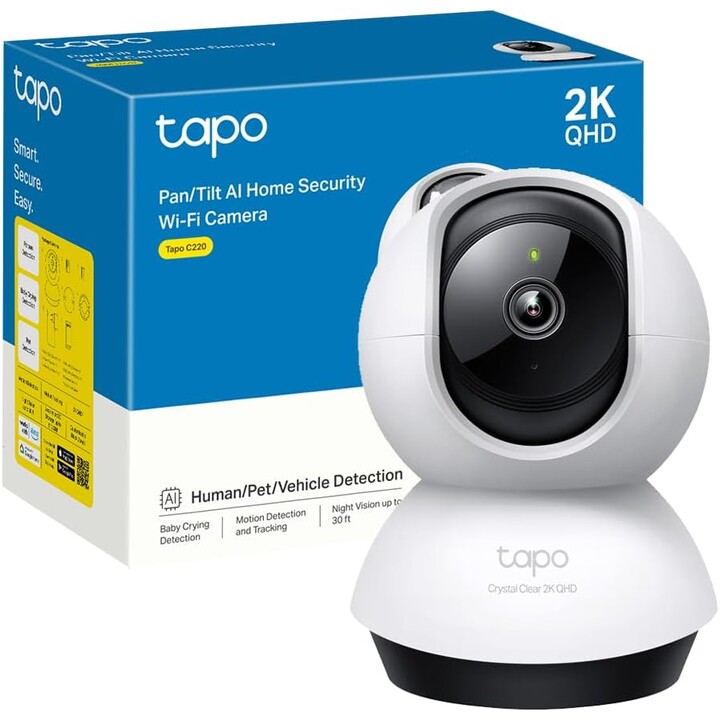 TP-LINK Caméra de Surveillance 360° Tapo C220