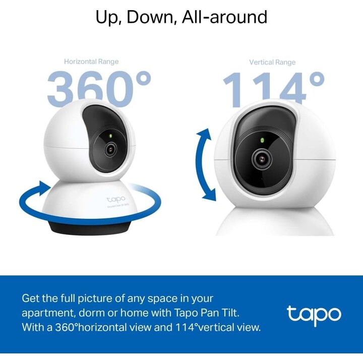 TP-LINK 360° Câmera de Vigilância Tapo C220