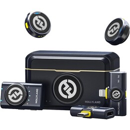 Microfono hollyland wireless lark m2 combo preto