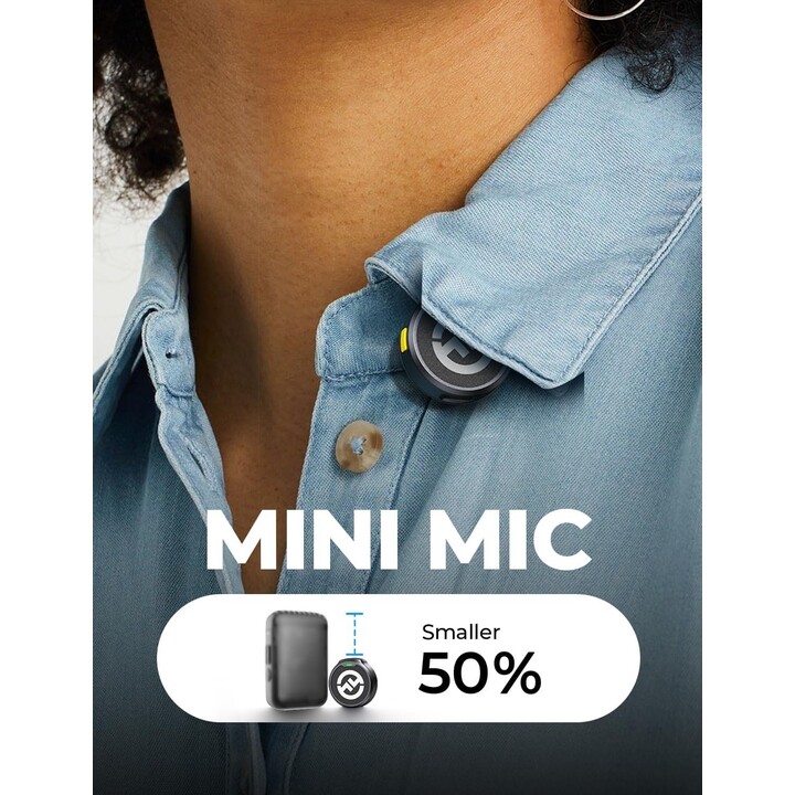 Microfono hollyland wireless lark m2 combo black