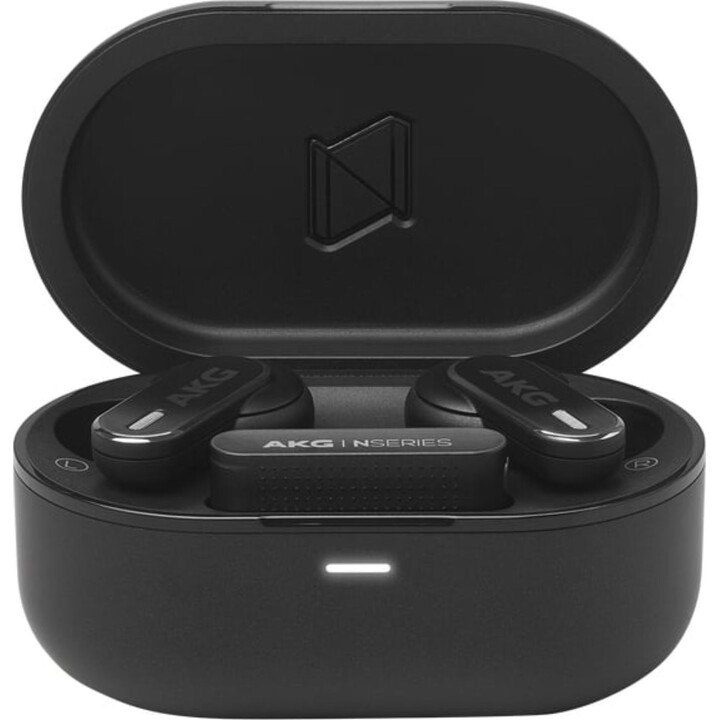 Auscultadores sem fios AKG Bluetooth 5.3 com cancelamento de ruído, microfone e áudio de alta resolução - Preto