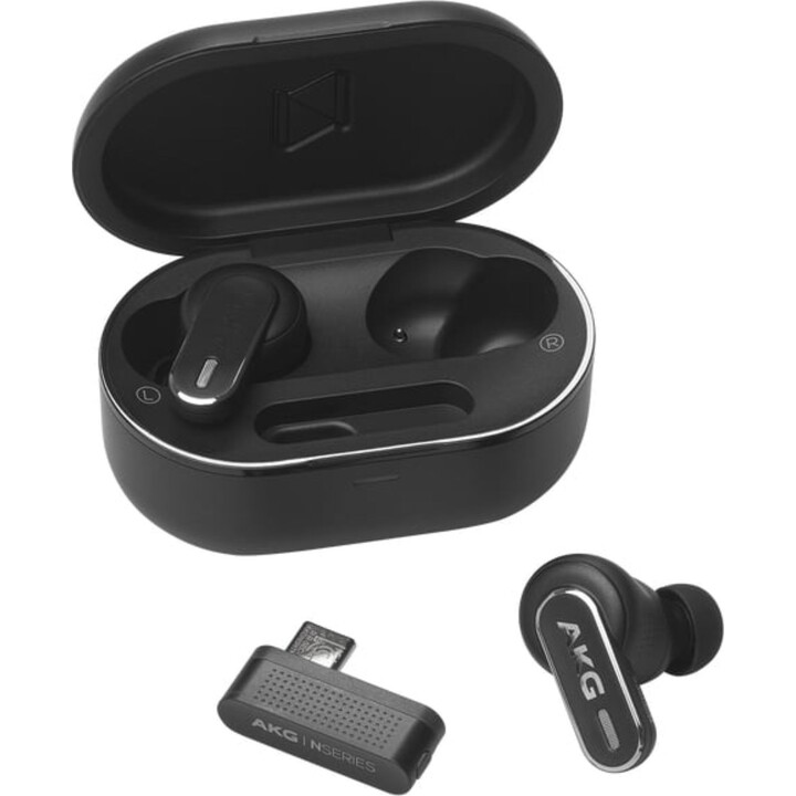 AKG Wireless Bluetooth 5.3 Headphones with Noise Cancellation, Microphone and Hi-Res Audio - Black