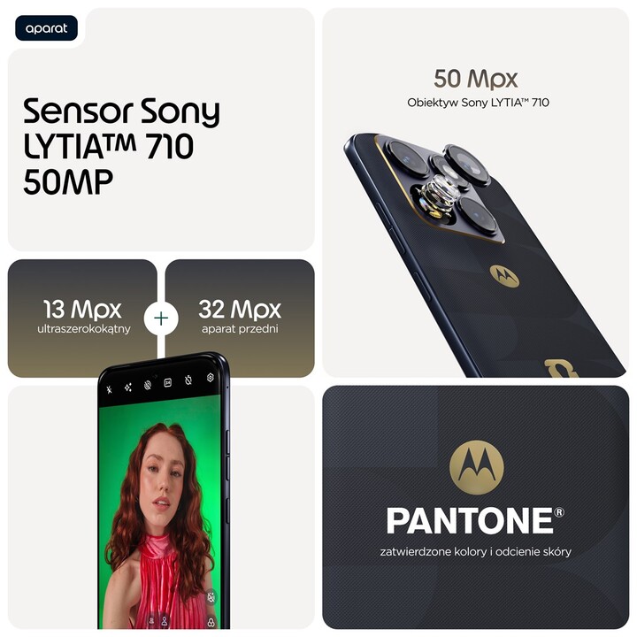 Motorola edge 70 fusion FIFA Edition 17,2 cm (6,78") double SIM Android 16.0 5G USB Type-C 8 Go 256 Go 5 200 mAh Noir