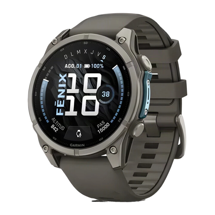 Garmin Fenix 9 47mm AMOLED Gris Pebble Mapas TopoActive Linterna LED