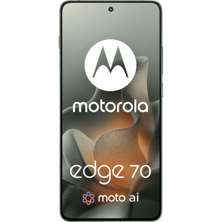 Motorola Edge 70, 12 Go / 512 Go, écran POLED 6,7 pouces à 120 Hz, batterie de 4 800 mAh, vert « Lily Pad »